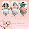 Tassi Reusable Spa Headband Wrap for Women - Hair Holder for Washing Face, Skincare, Makeup, Facials & Cleansing - Keeps Hair Back with No Mess or Marks - One Size Fits All - Black