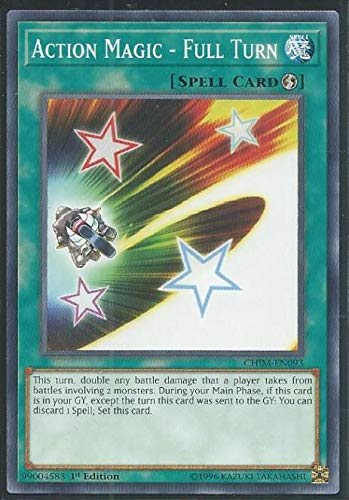 action card yugioh Amazon.com: Yu-Gi-Oh! - Action Magic - Full Turn - CHIM-EN093 - Common -  1st Edition
