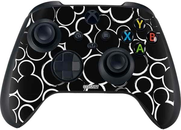 Skinit Decal Gaming Skin Compatible with Xbox Series X Controller - Officially Licensed Disney Mickey Mouse Black and White Design