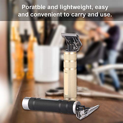 Andoer Máquina de cortar cabelo portátil recarregável Mini aparador de cabelo elétrico sem fio Apara