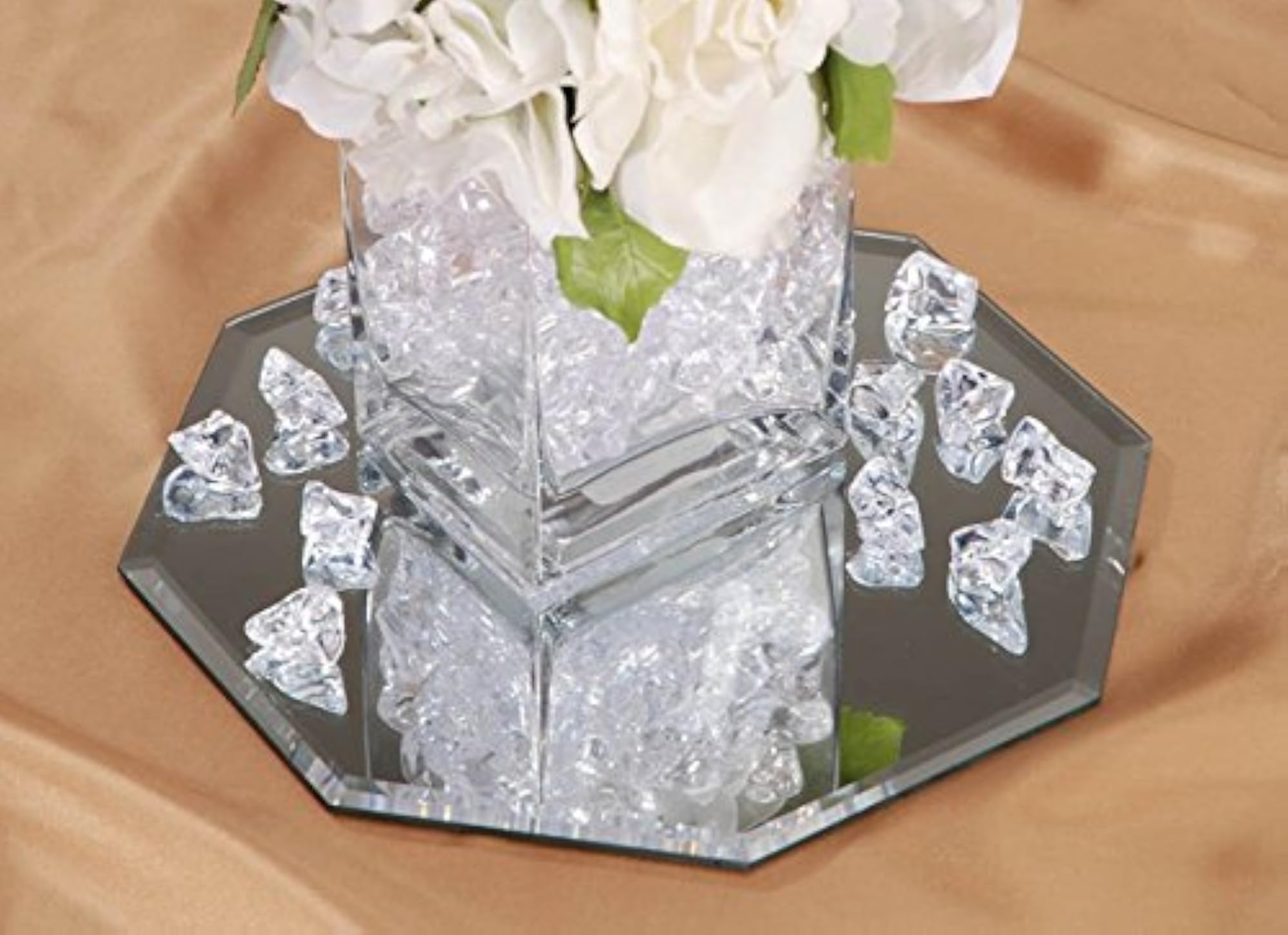 Plastic Ice Look Decoration, 8-Ounce