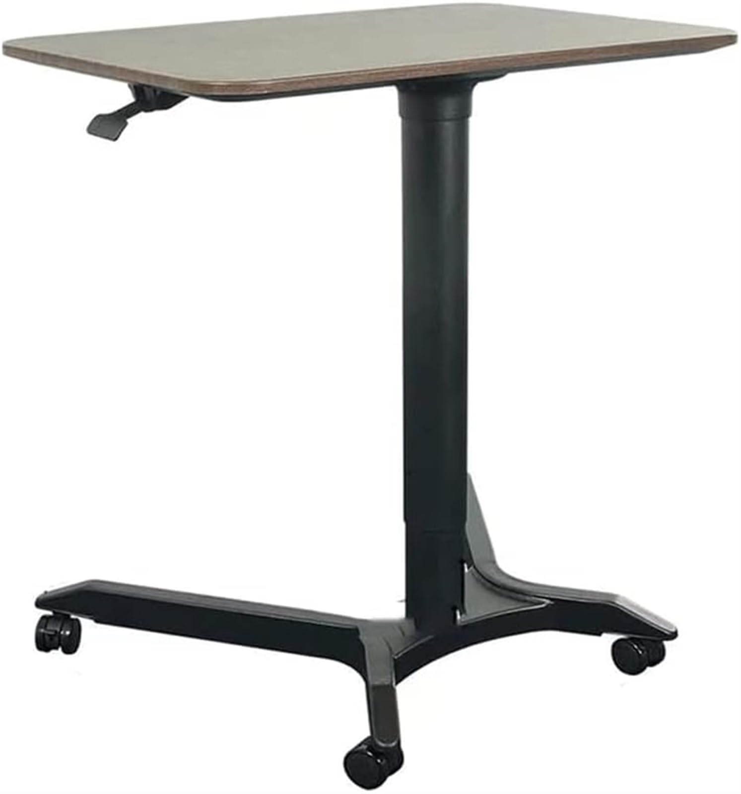 MYUYEE Luxury Overbed Table With Wheels Rolling Laptop Table Overbed Desk Rolling Laptop Stand Over Bed Desk Laptop Desk (D)