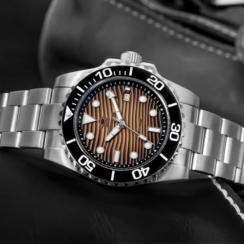 Image of ADDIESDIVE 41MM Men's Quartz Watch Stainless Steel Bracelet Dive Watch