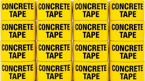 Image of (Pack Of 4 X 100 Meter Per Roll Shuttering Tape /Concrete tape /Bopp Tape Used In Slab For Construction Of Buildings & Multi Purpose Use