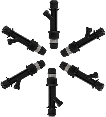 Miniatura 400 de Inyectores de combustible SCITOO de 4 agujeros aptos para 2006-2009 para Volvo para C70 2.5L, 2001-2003 2005-2009 para Volvo para S60 2.4L