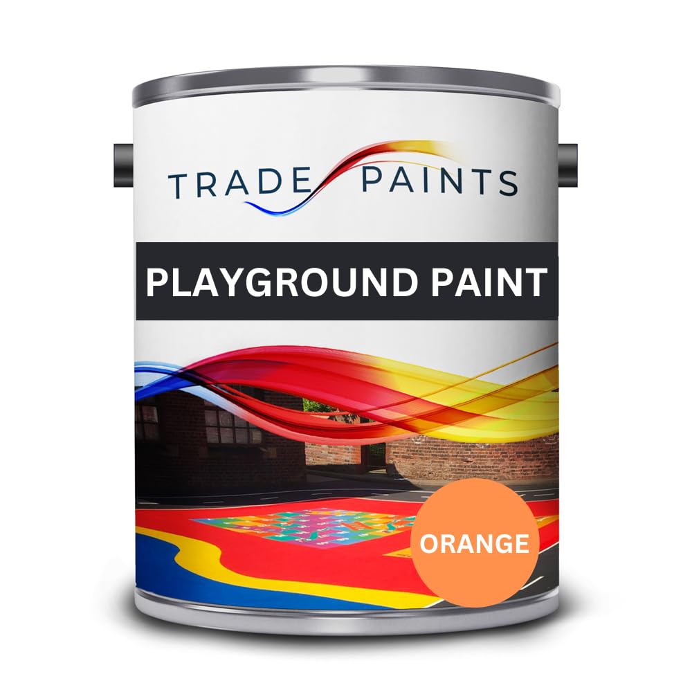 Trade Paints Orange Playground Marking Paint (2.5 Litre, )