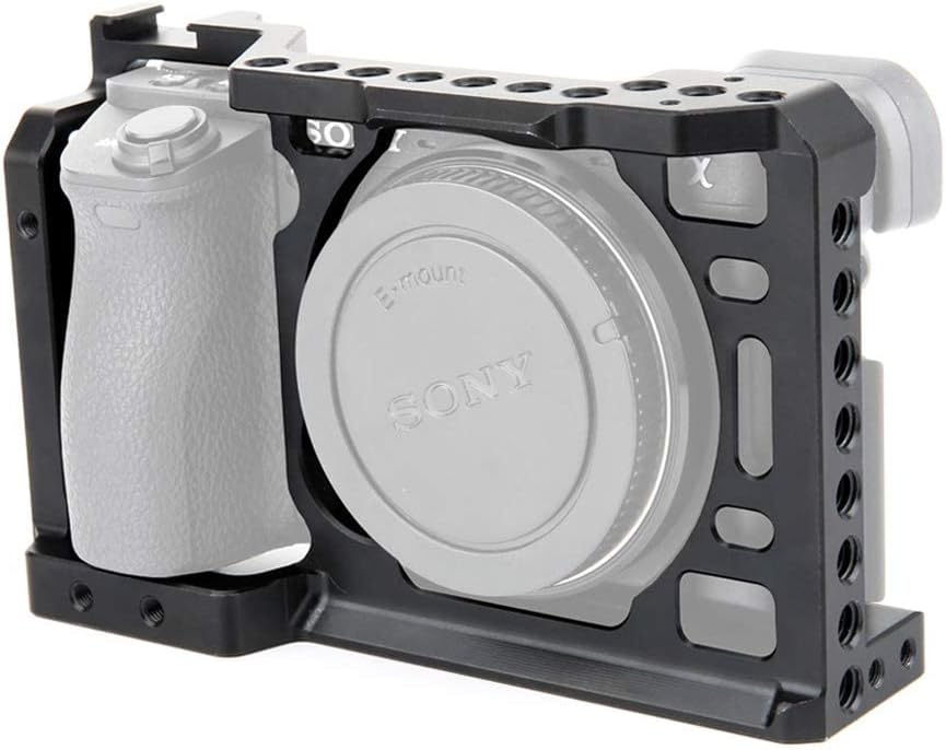 NICEYRIG Camera Cage for Sony Alpha A6400 A6500 with Second Lock Point - 082 - Image 8