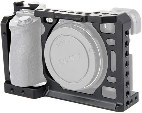 Miniatura 8 de NICEYRIG Jaula para cámara Sony Alpha A6400 A6500 con segundo punto de bloqueo - 082