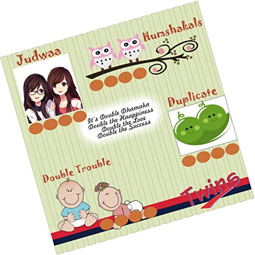 Twins Theme Tambola Housie Tickets Kukuba 2 Kitty Games (18 Cards)