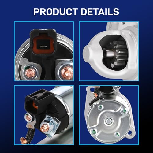 Image of New Starter Compatible with Hyundai 13-14 Genesis Coupe, 11-14 Sonata, 13-14 Santa Fe Sport, 11-15 Tucson, Kia 11-13 Forte, 12-15 Optima, 11-13 Forte Koup, 12V 1.2KW 11T CW, 8000357 361002G200 6974N