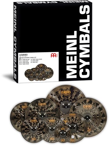 Meinl Cymbals Classics Custom Dark Expanded Set — Made in Germany, 2-Year Warranty (CCD-CS2)