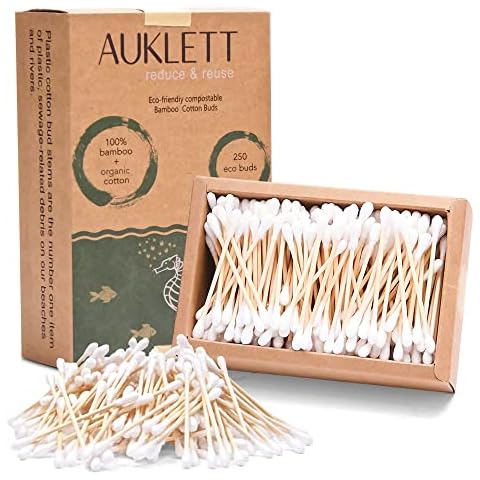 Auklett Biodegradable Bamboo Cotton Buds Pack Cover