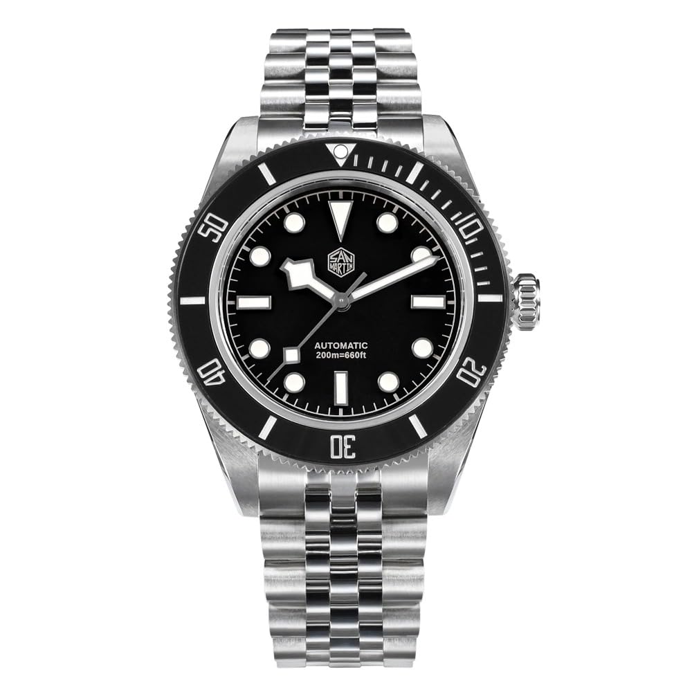TACTICAL FROG San Martin SN0128 BB58 Automatikuhr 40 MM Saphirglas Taucheruhren Für Herren 316L Edelstahl 200 M Wasserdicht