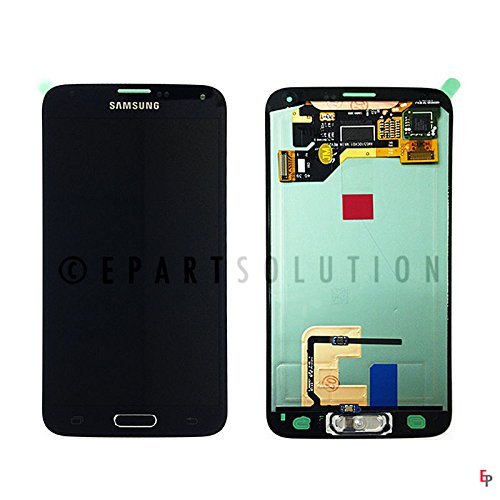 ePartSolution_Samsung Galaxy S5 G900A G900T G900V G900P LCD Touch Screen Digitizer + Home Button Assembly Blue Replacement Part USA Seller