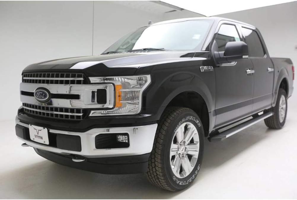 NINTE Grille Covers for 2018-2020 Ford F-150 XL ABS Chrome Front Grill Overlay Cover Trim 3pcs（NOT the Replacement）