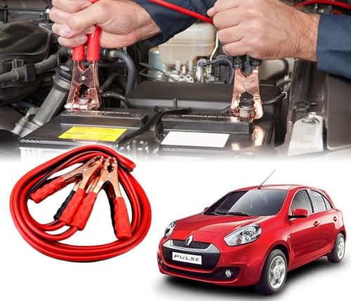 Image of Car Heavy Duty Auto Jumper Cable Battery Booster Wire Clamp with Alligator Wire Emergency Car Battery Charging Booster Cables for car Truck Battery Chargers to Start for Engine (200 AMP, 7ft)
