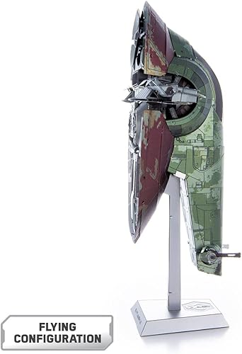 Miniatura 4 de Metal Earth Serie Premium Star Wars Boba Fett Starfighter 3D Kit de modelo de metal con pinzas Fascinaciones