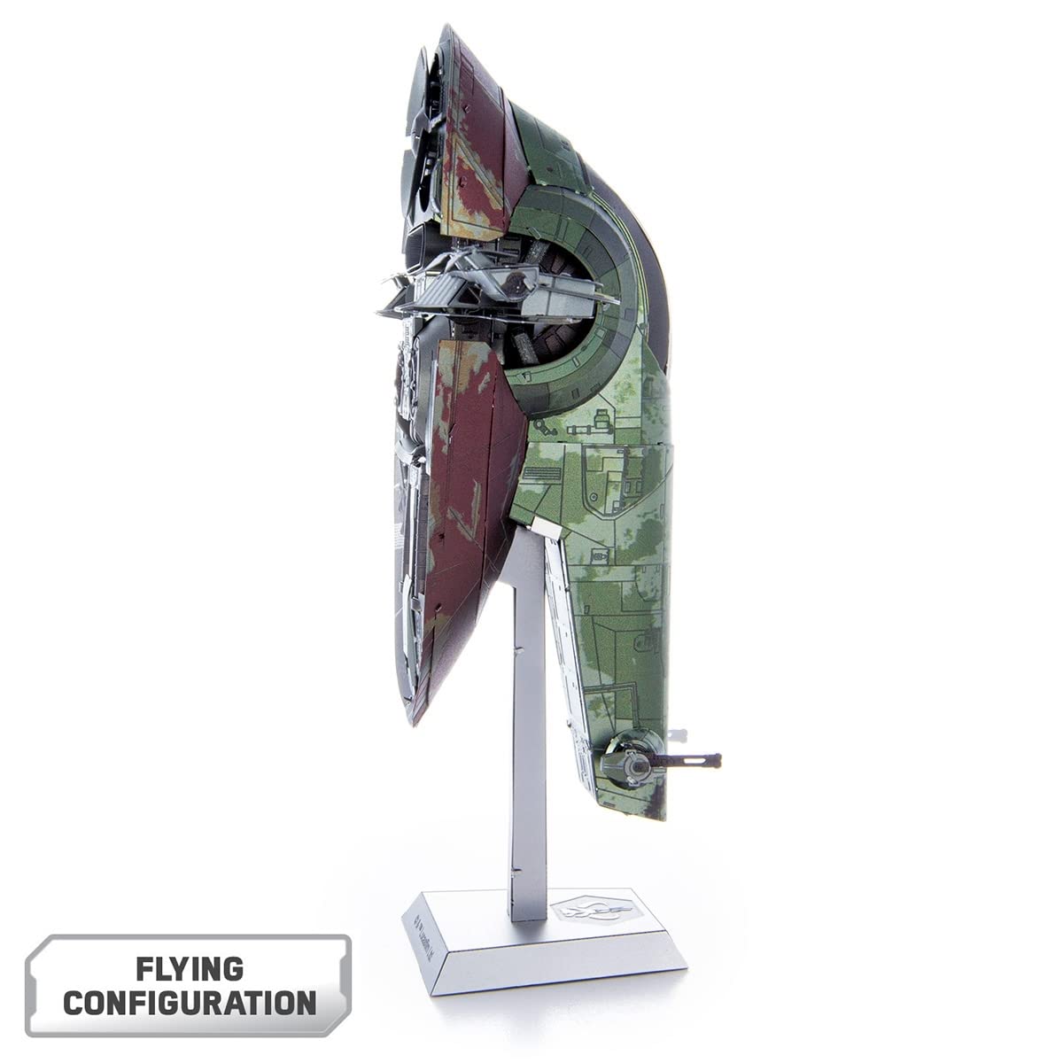 Fascinations Metal Earth Premium Series Star Wars Boba Fett Starfighter Kit de modelo de metal 3D con pinzas