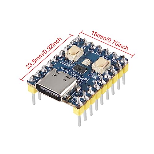 Placa de desarrollo RP2040-Zero USB-C compatible con Pico para proyectos electrónicos, lote de 10 3