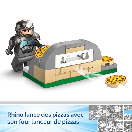 LEGO® Spidey 11206 Spidey sur sa moto contre Rhino - vue 7
