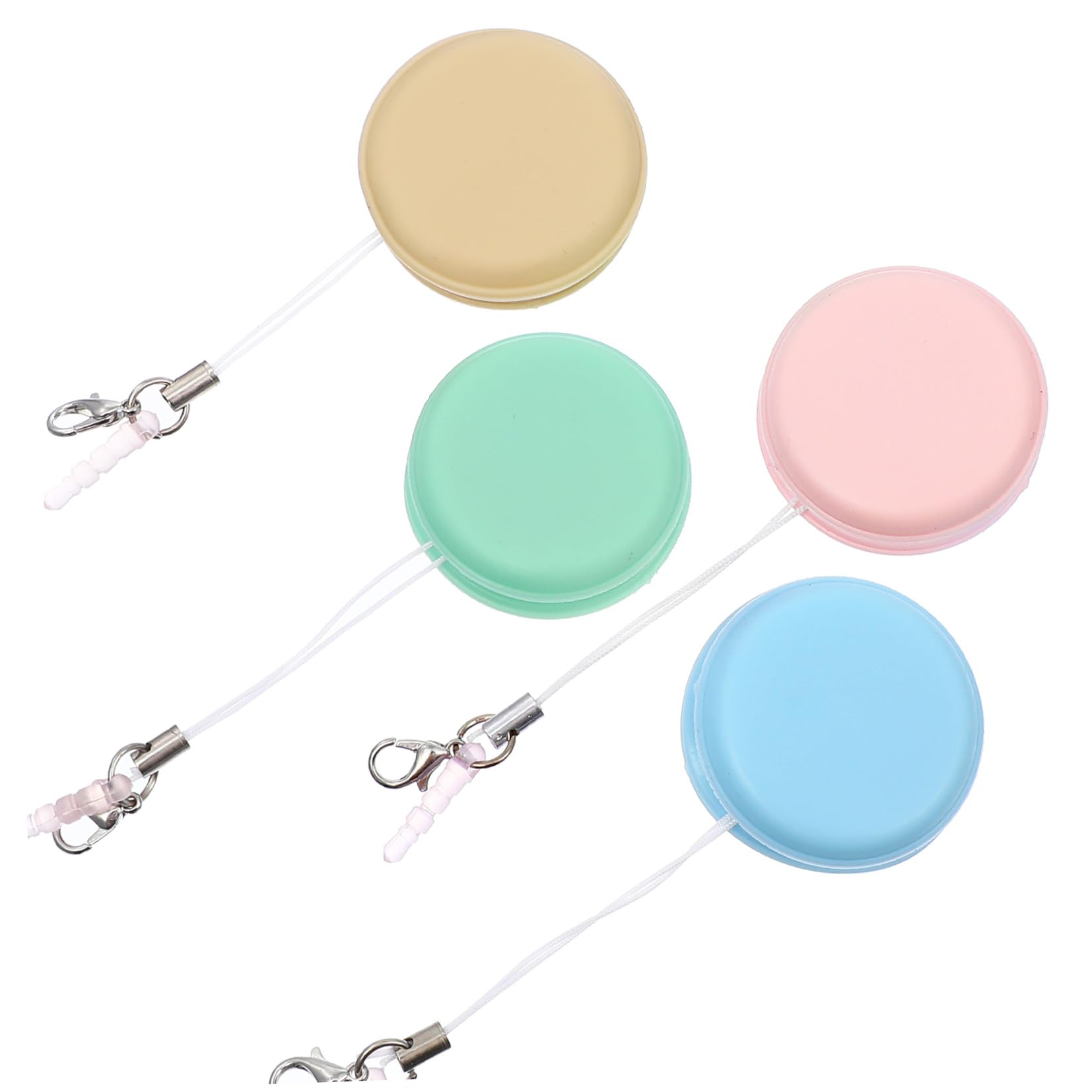 Nettoyeur D'écran Macaron 4 Pièces Silicone PP avec Lanière