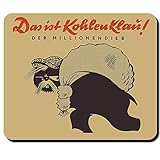der Kohlenklau Millionendieb Karikatur WK 2 Energie sparen Kohle - Mauspad Mousepad Computer Laptop PC #8135