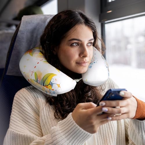 Almohada de viaje de espuma viscoelástica U-shaped lavable miniatura 5