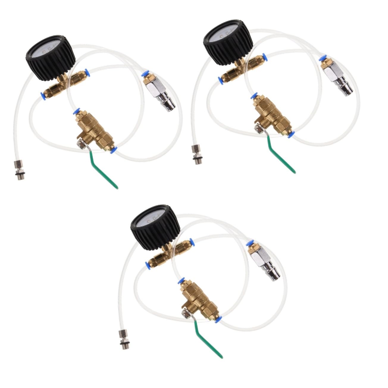iplusmile 3piezas Probador De Fuga De Aire para Amortiguadores De Automóviles Herramienta De Detección De Vibraciones y Fugas De Aire para Reparación De Vehículos