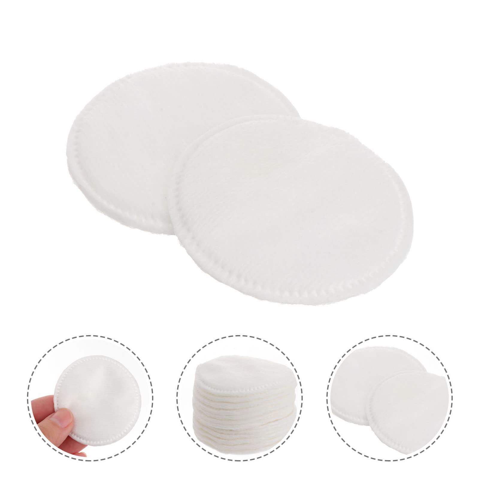 Beaupretty 20pezzi Spugnette in Cotone per Rimuovere Trucco Dischetti Struccanti per Pulizia del Viso Cuscinetti in Spugna Rotondi Adatti per Pulizia Quotidiana