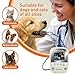 Pepultech Veterinary Pulse Oximeter for Dogs Cats,Bluetooth Veterinarian Blood Oxygen Saturation and Pulse Rate Spo2 Monitor for Pets,Clinic or Pre-Vet Student Tools,Battery Included (1 Probe Sensor)