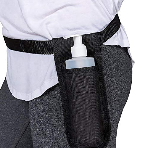 1 flacon de massage pour huile de massage et lotion - Support réglable pour ceinture - Bouteille non incluse