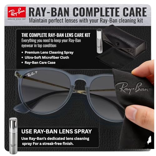 Image of Ray-Ban RB4171 ERIKA CLASSIC Phantos Shaped Sunglasses for Women with Official RAYBAN Eyewear Kit