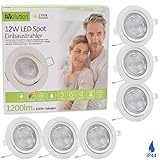 Energiesparende 12W ersetzen 100W Halogen, 70° Abstrahlwinkel sorgen für eine natürliche, genaue Raumausleuchtung