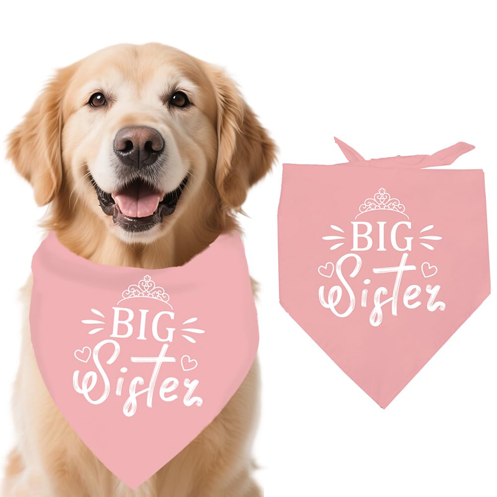 arricraft 1 Pink Unbleached Cotton Adjustable Triangle Dog Bandana