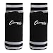 Champion Sports Youth Sock Style Soccer Shinguards, Pair - Medium (Ages 6-8), Black