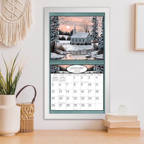 Langcountrychurches2025wallcalendar25991001904  Urban Country Home Decor Lang country churches 2025 wall calendar 25991001904  urban country home decor