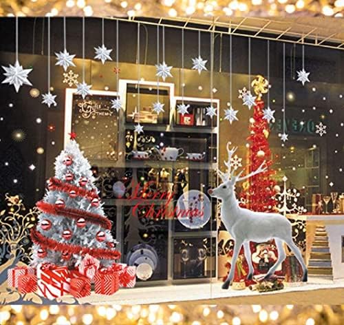 Lot De 42 Décorations De Sapin De Noël à Paillettes Rouges Pour Sapin De Noël, Bonhomme De Neige, Renne, Père Noël, Flocon De Neige Pour Noël, Vacances, Festival, Nouvel An, Fête à