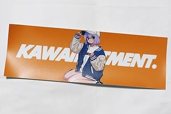 Amazon.co.jp: KAWAII FITMENT. BOX ステッカー KFchan ver.23