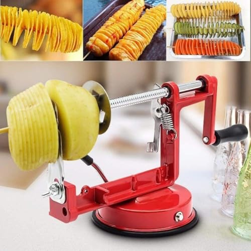 Cortador Tornado para Papas de Acero Inoxidable Manual miniatura 2
