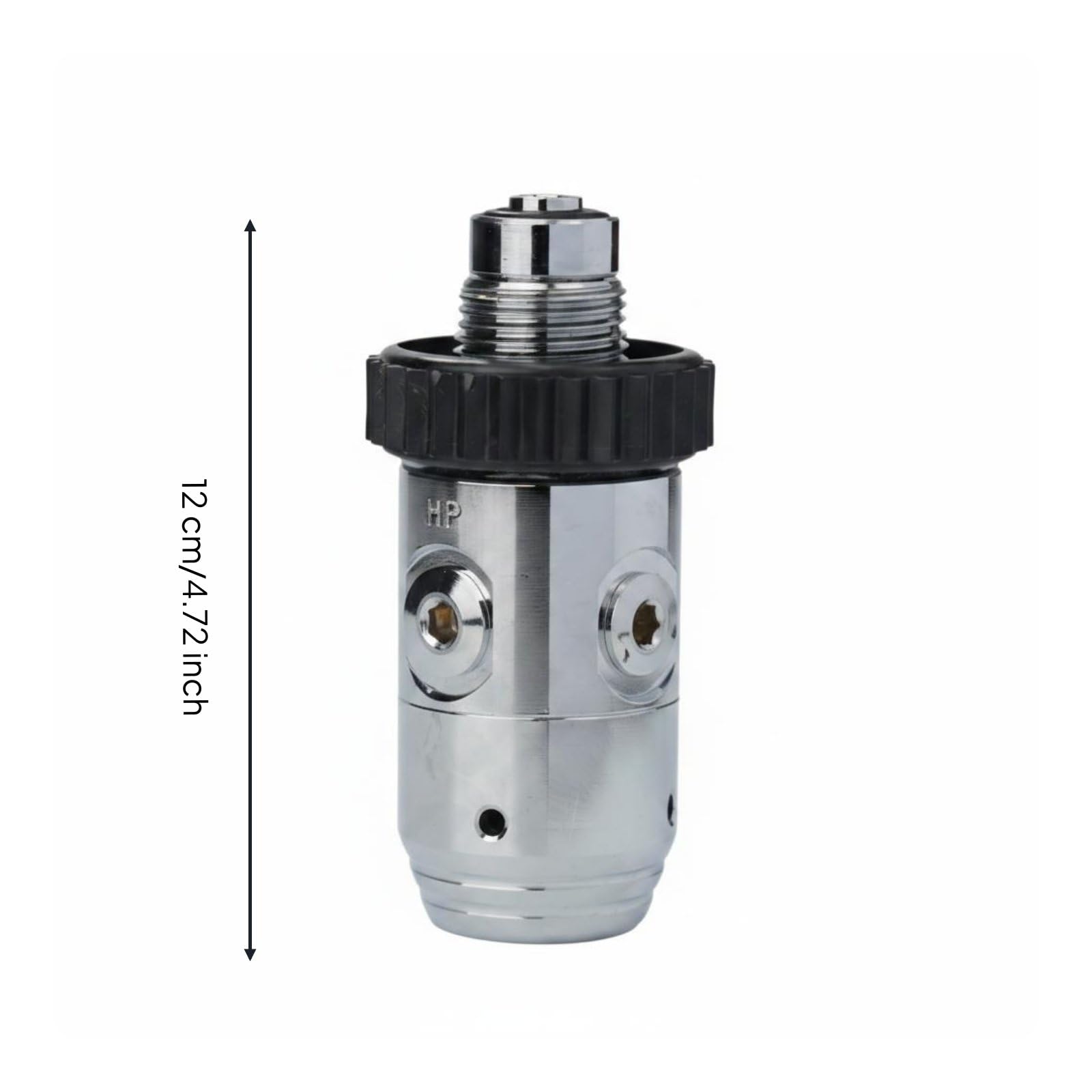 F Fityle Détendeur Plongée Étage Scaphandre Régulateur Air Entrée Haute Pression Construction Laiton Chrome Convient Plongée Sous-marine Entraînement Loisirs, DIN