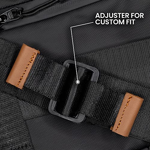 Image of CARBONADO Cache Waist Bag for Men Women, Fanny Pack, Multi-Purpose Waist Bag, Daily Commuting, Waist Pack, Running Waist Pouch, Travel, Trekking, Money Belt, Air Travel, Sunglasses Pouch