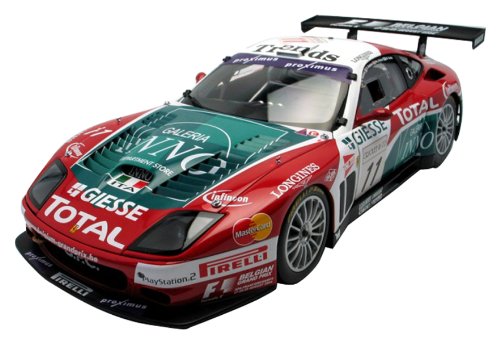 FERRARI 575 GTC SPA FRANCORCHAMPS 2004 #11 GIESSE GPC 1/18 KYOSHO 08393A voiture