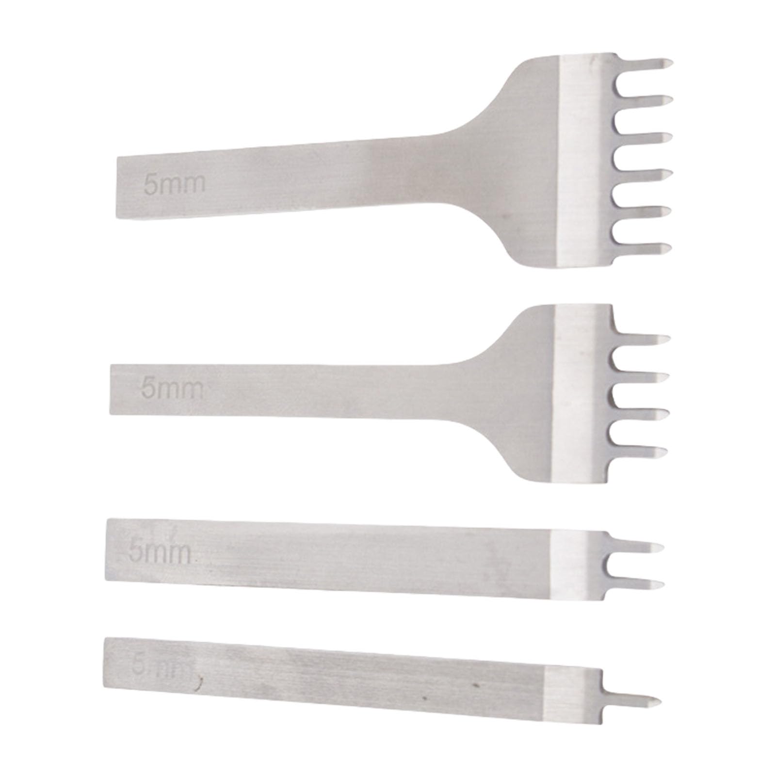 Buxuaaaa Durability Leatherworking Punches Chisels Leather Hole Punches Tool with Sharply Edges for Cut on Belts Wallets Bags Leather Tool Steel