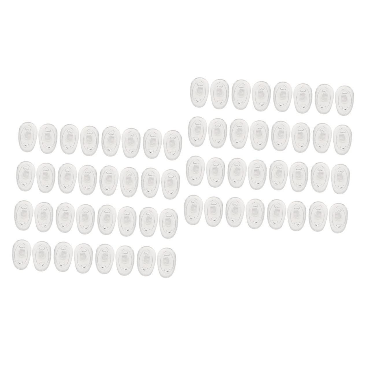 COLLBATH 500 Pares Gafas Almohadillas Para La Nariz Soporte Para La Nariz De Las Gafas Almohadillas Nasales De Repuesto Para Gafas Almohadillas Para La Nariz De Anteojos Lente Gel De Sílice