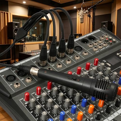 Cable alargador audio y divisor de 4 vías para control de iluminación 3