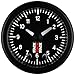 Stack ST3317 Black Analog Clock Gauge