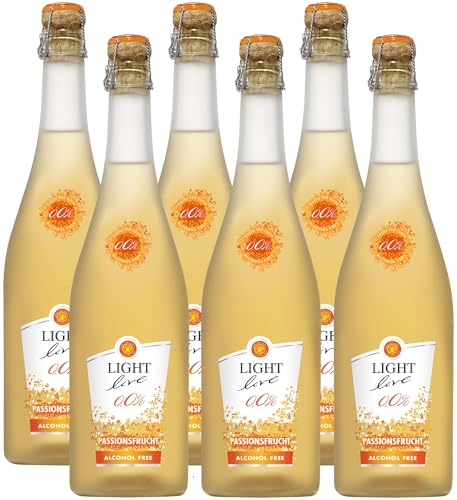 LIGHT live alkoholfrei 0 0% Passionsfrucht (6 x 0 75 l)