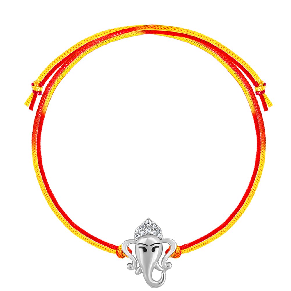 GIVA 925 Silver Ganesha Face Rakhi | Gifts for Men and Boys | Quirky Rakshabandhan Rakhi for Brother | Silver Rakhi for Boys & Men With Certificate of Authenticity and 925 Stamp (B0CB5YFZ3F) Amazon Price History, Amazon Price Tracker