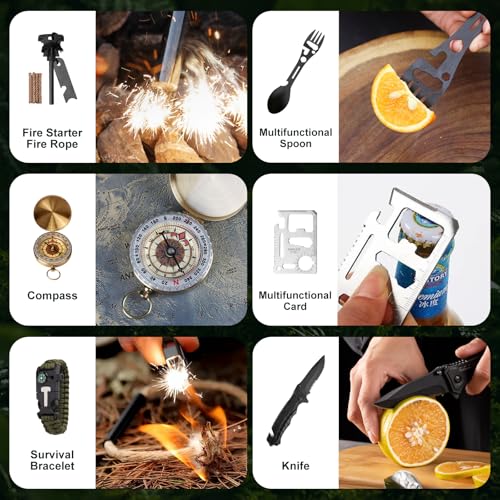 Mh Mylune Home MHLH002 Advent Calendar Survival Kits For Men - 24 Days Christmas Countdown Calendar Emergency Survival Gears Gift For Teen Adult thumb #4