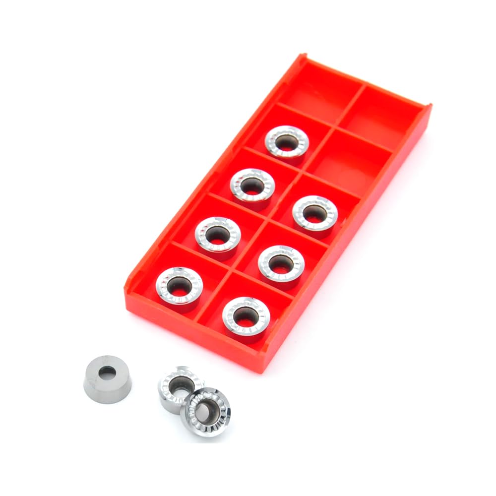 RCGT1204MO-ALU - Plaquitas indexables HM para mecanizado de aluminio o metales no ferrosos (10 unidades)